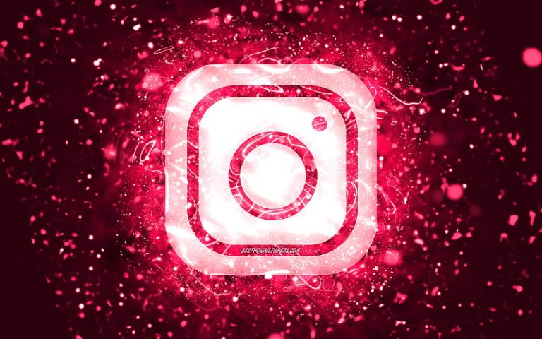 Neon Instagram Logo