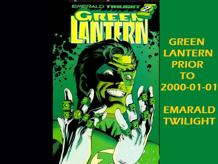 Hal Jordan’s Green Lantern before 2000-01-01